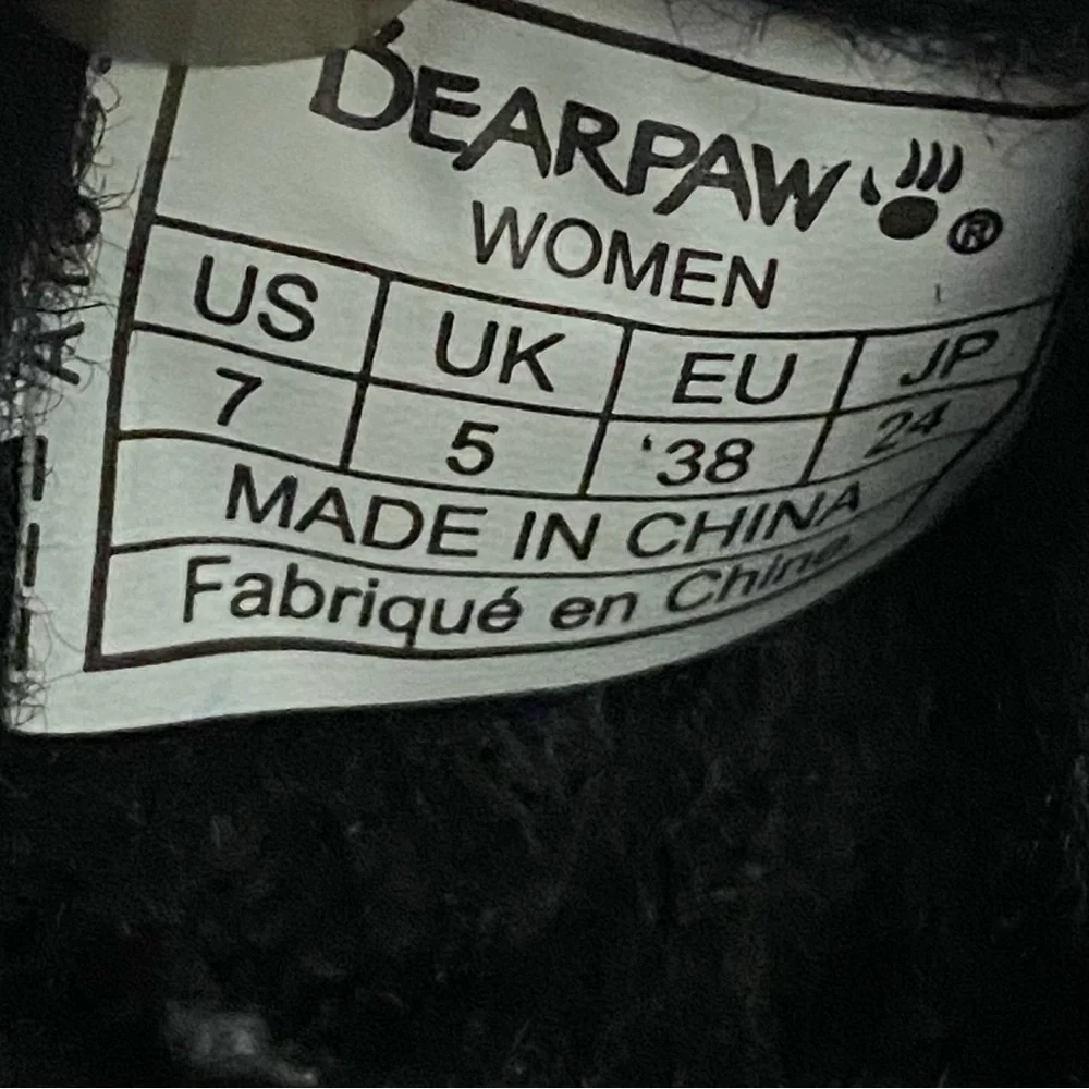 Bearpaw Emma Tall Boots‎ Womens Size 7 Black Suede Pull On Wool Blend Lining